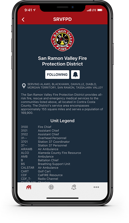 PulsePoint Respond Unit Legend